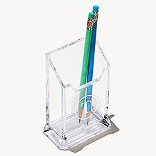 Initial Personalized Acrylic Pen & Pencil Holder - 54366
