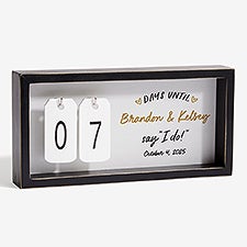 Wedding Personalized Countdown Calendar - 54494