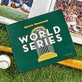The World Series Personalized Leather Book - 54551D