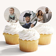 Party Photo Personalized Cupcake Topper - 54635