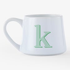 Typewriter Initial Personalized 13 oz. Ceramic Tapered Mug - 54640