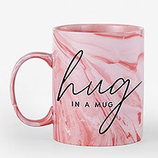 Hug in a Mug Personalized Marble Ceramic Mug - 54646