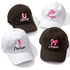 Kittenish Embroidered Western Icon Baseball Caps - 54654