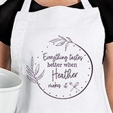 Everything Tastes Better When Personalized Apron & Potholder  - 54680