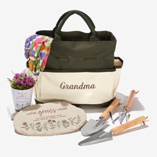 Love Blooms Here Personalized Gardening Bag Gift Set  - 54926