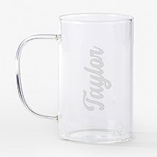 Clearly Made For You Engraved 18oz Glass Mug - 54929