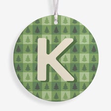 Holiday Monogram Personalized Ornament  - 55054