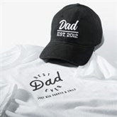 Best Dad Ever Personalized Hat & Shirt Gift Set - 55070