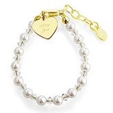 Engraved 14K Gold Over Sterling Baby Bracelet - 55099