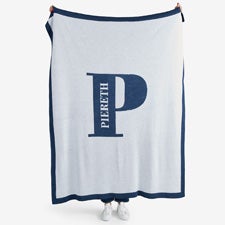 Foundry Personalized 50x60 Knit Blanket  - 55162D