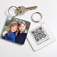 Photo Personalized Keyring with Video QR Code - 55307
