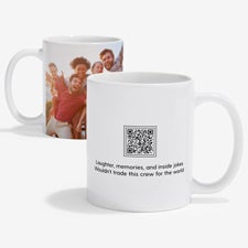 Photo Personalized Coffee Mug with Video QR Code - 55314
