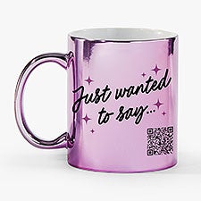 Personalized 11oz Metallic Mug with Audio QR Code - 55316