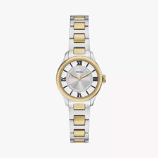 Engraved Fossil Gilmore Two Tone Stainless Watch - 55454