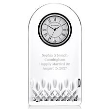 Etched Waterford Lismore Essence Clock - 55467