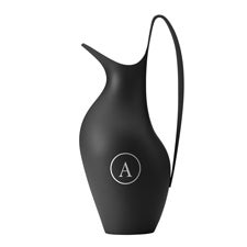 Etched Georg Jensen Koppel Steel Matte Black Pitcher - 55481