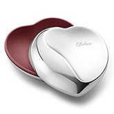 Engraved Georg Jensen Heart Keepsake Box   - 55515