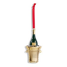 Engraved Champagne on Ice Metal Ornament - 55520