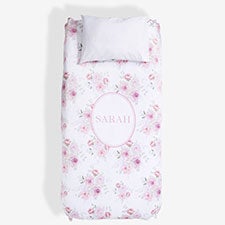 Blush & Bloom Personalized Twin Fleece Blanket - 55793