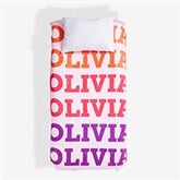 Repeating Name Personalized Blanket  - 55798