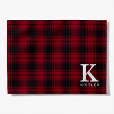 Christmas Plaid Personalized Placemats  - 55808
