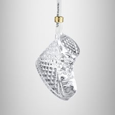 Etched Waterford Baby Bootie Ornament   - 55851