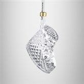 Etched Waterford Baby Bootie Ornament   - 55851