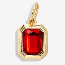 Birthstone & Gold Rectangle Charms  - 55860
