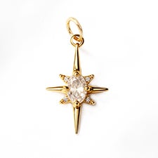 North Star Jeweled Charm - 55862