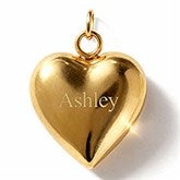 Engraved Puffy Heart Charm by Jessie James Decker - 55874