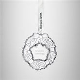 Etched Waterford Crystal Wreath Ornament - 56024