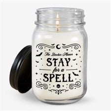 Personalized Pinkoween Mason Jar Candle by Jessie James Decker - 56086