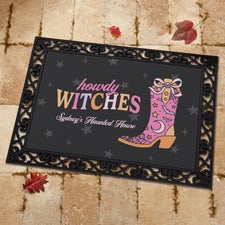 Kittenish Personalized Pinkoween Doormats - 56091