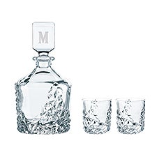 Engraved Nachtmann Sculpture Whisky Set Store - 56196