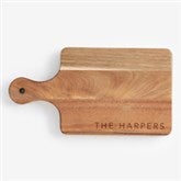 Classic Engraved Acacia Handle Board - 56251