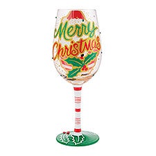 Here Comes Santa Claus Wine Glass - 56497