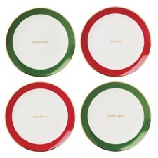 kate spade new york Evergreen Accent Plates, Set of 4 - 56505