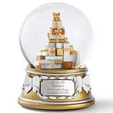 Engraved Kittenish Ivory Presents Musical Globe - 56531