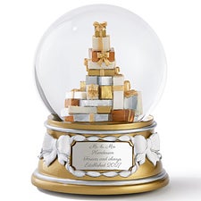 Engraved Ivory Presents Musical Globe by Jessie James Decker - 56531