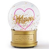 Engraved Mom Light Up Snow Globe - 56533