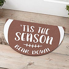 Football Season Personalized Half Round Doormat - 56542