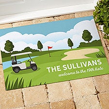 Golf Course Personalized Golf Doormat - 56544