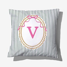 Kittenish Personalized Holiday Velvet Throw Pillow - 56612