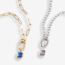 Build-Your-Own Birthstone Charm Necklace     - 56968