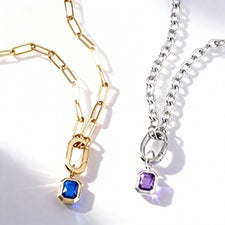 Build-Your-Own Birthstone Charm Necklace     - 56968