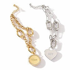 Engraved Charm Bracelet - 56972