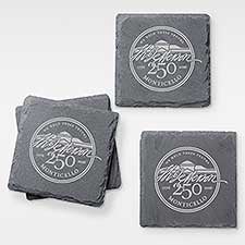 United States 250th Birthday Engraved Slate Coaster - 57034