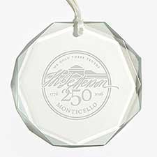 United States 250th Birthday Premium Octagon Engraved Ornament - 57035