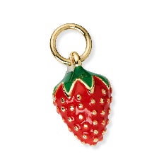Strawberry Enamel Charm - 57106