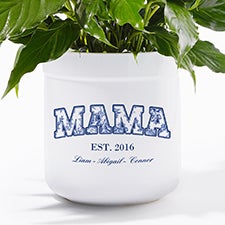 Toile Edit Personalized Outdoor Flower Pot - 57454